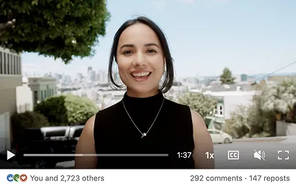 Product video thumbnail showing explainer video for SaaS product
